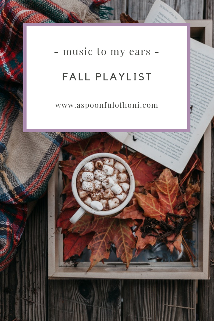 fall playlist pinterest graphic