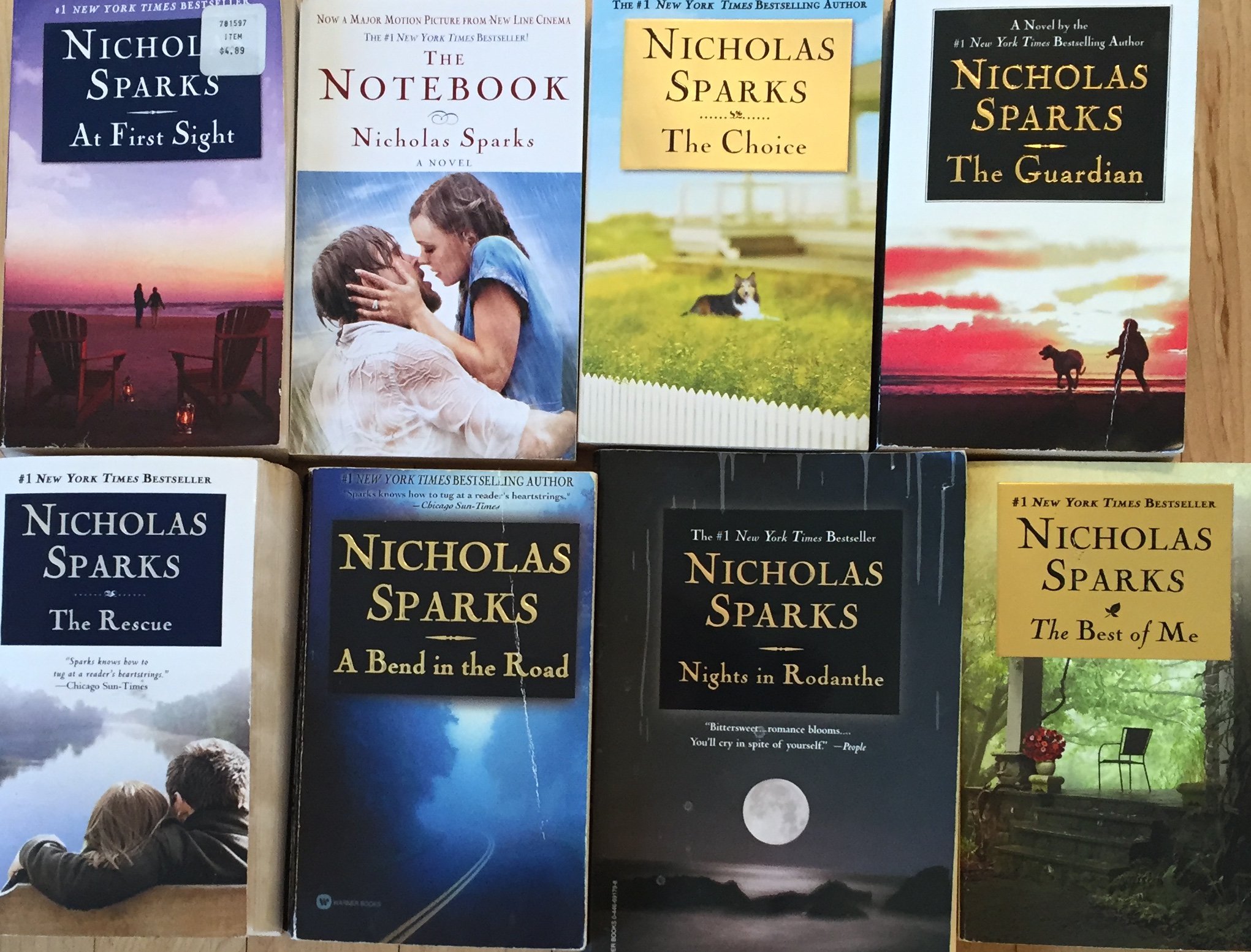 Nicholas Sparks Valentine's Day Books