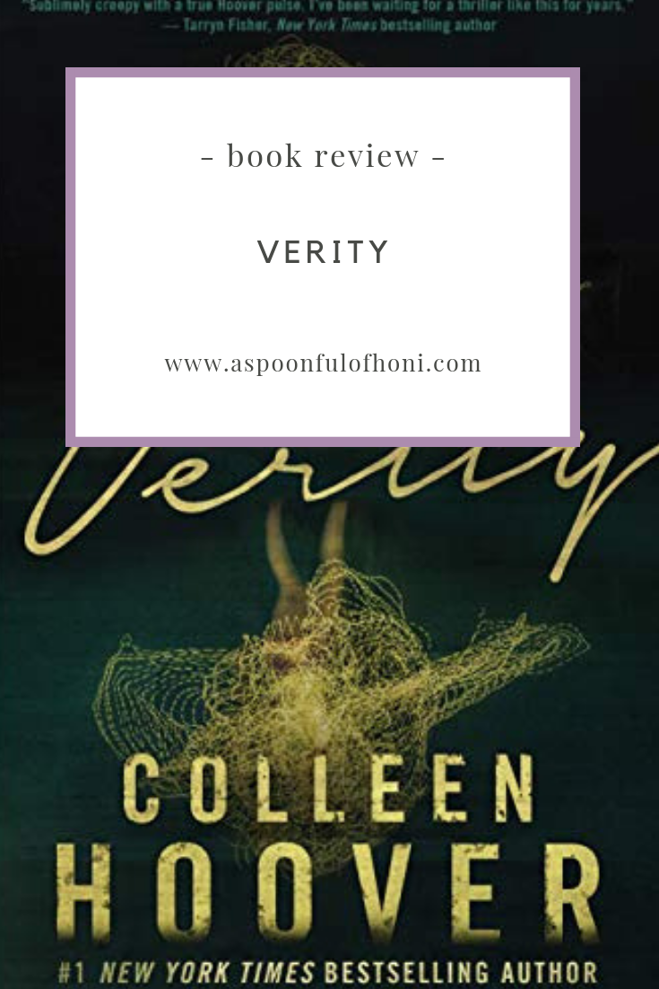 verity book review pinterest graphic