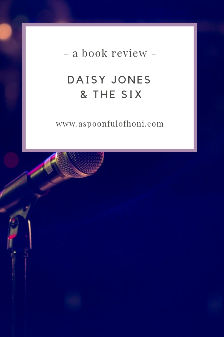 Daisy Jones and the Six Book Review Pinterest Graphic